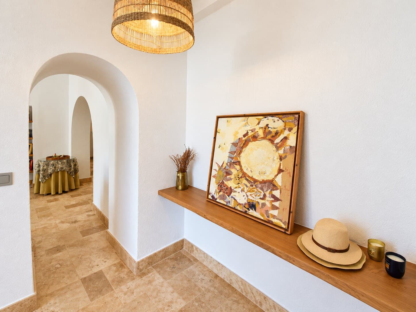 Arco encalado del cortijo
